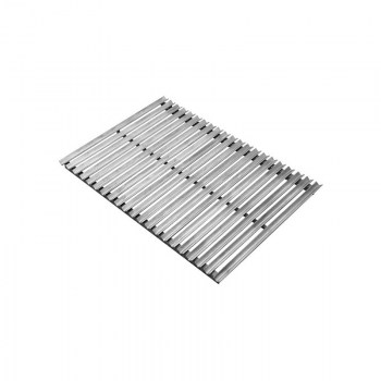 Cooking Grate Stainless Steel V-Channel Argentine w/side Brasero Single Grate 48